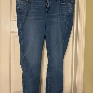 torrid Medium Wash Skinny Jeans in Blue